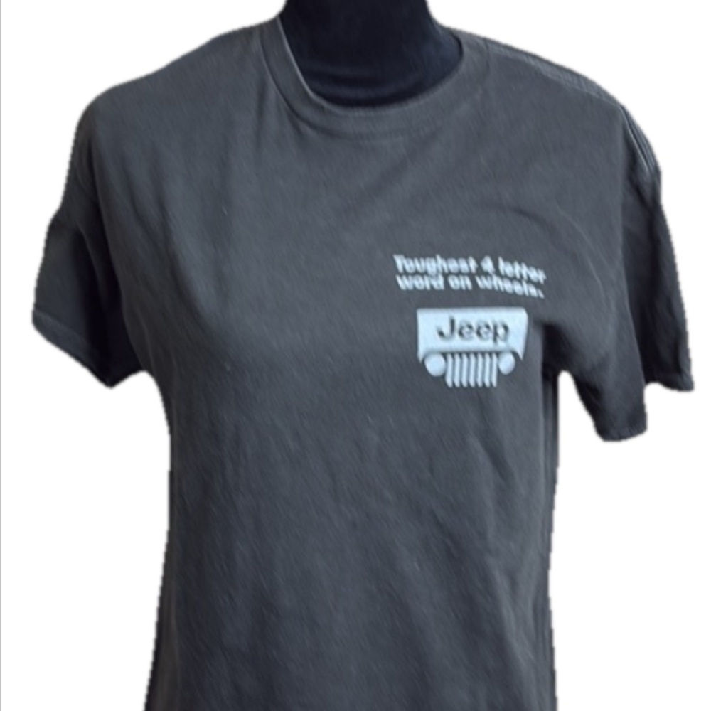 NWT Jeep Spirit 1941 Graphic T-Shirt Black Small Toughest 4 Letter Word